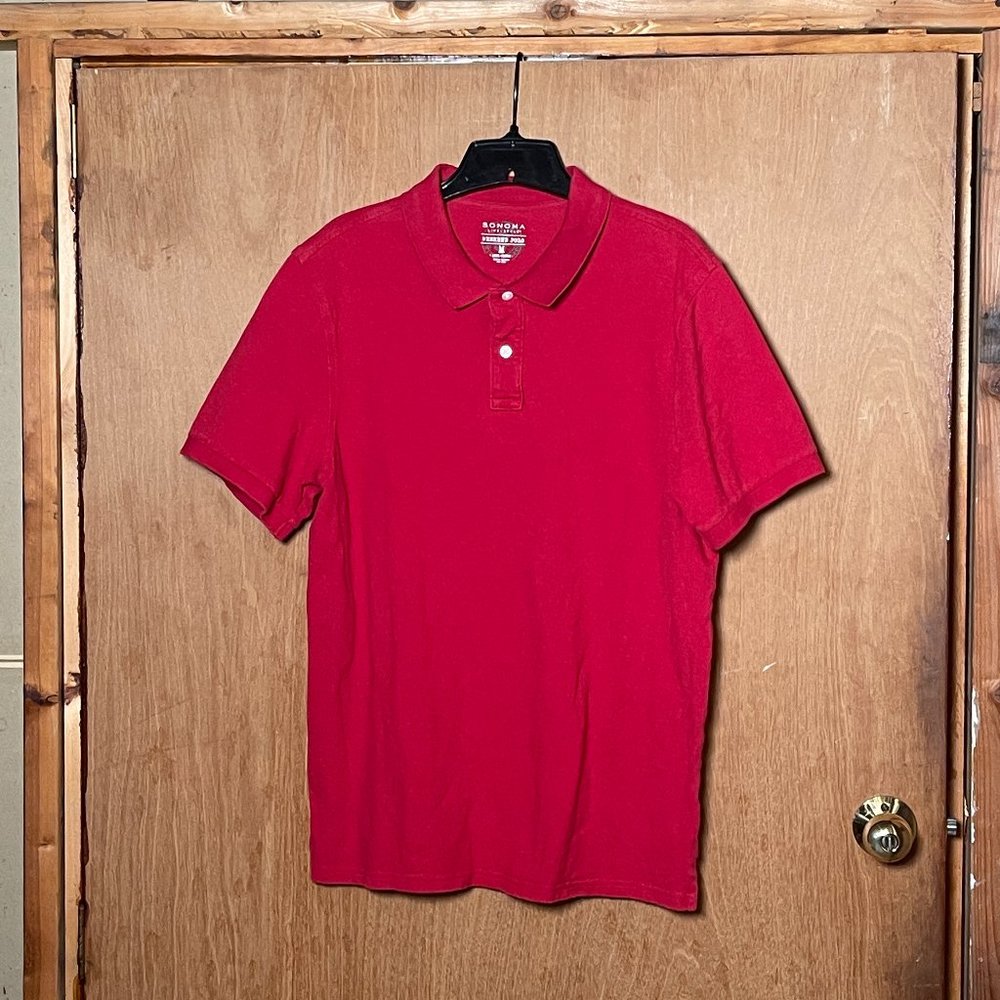 Sonoma Weekend Polo in Red, Size Medium